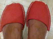 Abarcas rojas unmundoparacurra