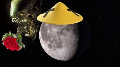 chinos en la luna
